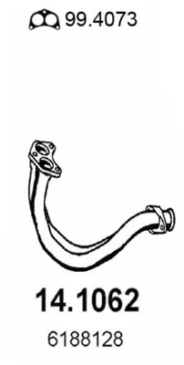 Auspuffrohr Ford FIESTA III