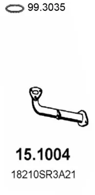 Auspuffrohr Honda CIVIC V Limousine · Honda CIVIC V Coupe · Honda CIVIC V Hatchback