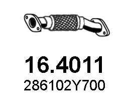 Auspuffrohr ASSO 16.4011