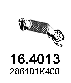Auspuffrohr ASSO 16.4013