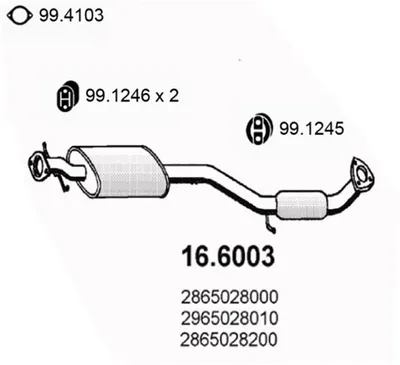 Schalldämpfer Hyundai LANTRA I