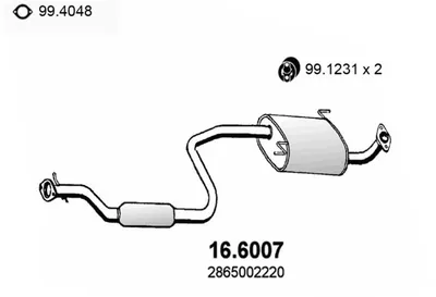 Zentrifugendämpfer Hyundai ATOS