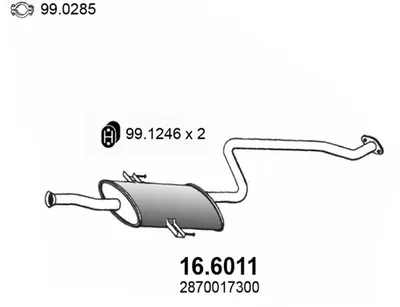 Zentrifugendämpfer Hyundai MATRIX
