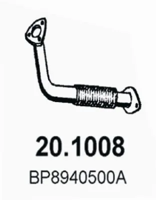 Auspuffrohr Mazda 323 C V · Mazda 323 F V · Mazda 323 S V