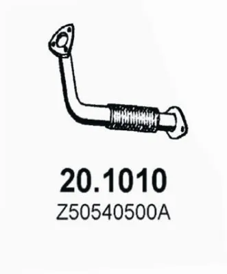 Auspuffrohr Mazda 323 C V · Mazda 323 F V · Mazda 323 III