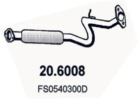 Zentrum Schalldämpfer Mazda XEDOS 6 · Mazda MX-6 · Mazda 626 IV