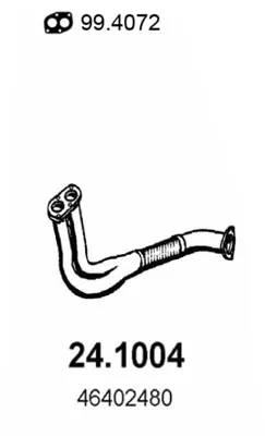 Auspuffrohr Fiat TEMPRA · Fiat TEMPRA S.W. · Fiat TIPO