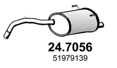 Schalldämpfer Lancia YPSILON
