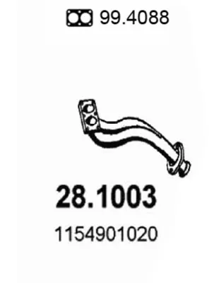 Auspuffrohr Mercedes-Benz 5,8