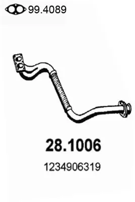 Auspuffrohr Mercedes-Benz 123 Coupe · Mercedes-Benz 123 T-Modell · Mercedes-Benz 123 Limousine