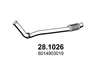 Auspuffrohr Mercedes-Benz T1 Bus · Mercedes-Benz T1 Van · Mercedes-Benz T1 Plattform/Chassis