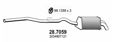 Schalldämpfer ASSO 28.7059