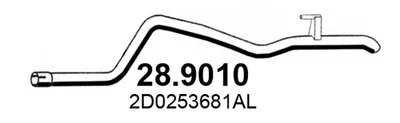 Auspuffrohr Mercedes-Benz M-CLASS