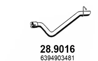 Auspuffrohr Audi A4 B6 · Mercedes-Benz VIANO · Mercedes-Benz VITO Bus