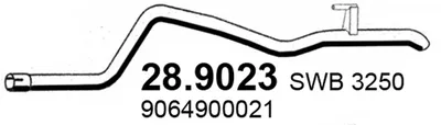 Auspuffrohr Mercedes-Benz SPRINTER 3-t Bus · Mercedes-Benz SPRINTER 3-t Van · Mercedes-Benz SPRINTER 3-t Plattform/Chassis