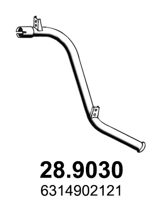 Auspuffrohr Mercedes-Benz MB Bus · Mercedes-Benz MB Van · Mercedes-Benz MB Plattform/Chassis
