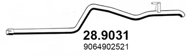 Auspuffleitung Mercedes-Benz SPRINTER 5-t Van · Vw CRAFTER 30-35 Bus