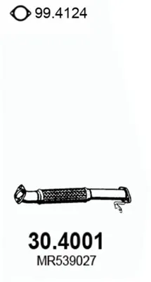 Auspuffrohr Mitsubishi PAJERO PININ I