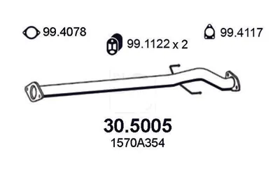 Auspuffrohr Mitsubishi L200 / TRITON