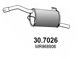 Schalldämpfer mitsubishi COLT VI