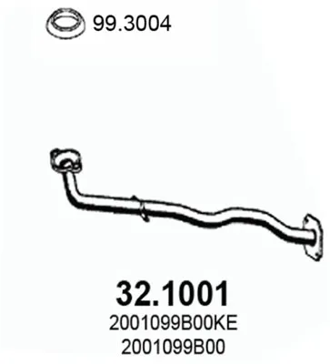 Auspuffrohr Nissan MICRA II