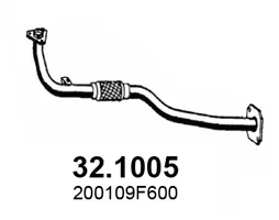 Auspuffrohr Nissan PRIMERA · Nissan PRIMERA Hatchback