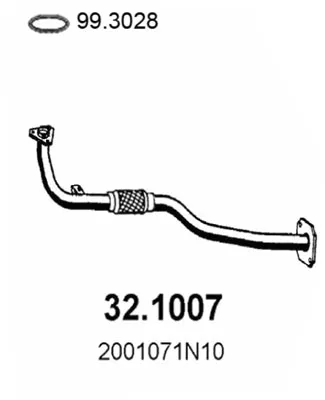 Auspuffrohr Nissan PRIMERA Traveller