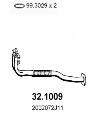 Auspuffrohr Nissan PRIMERA · Nissan PRIMERA Hatchback