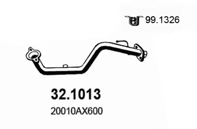 Auspuffrohr Nissan MICRA II · Nissan MICRA III · Nissan HINWEIS