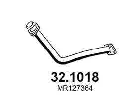 Auspuffrohr Mitsubishi L200