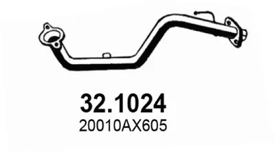 Auspuffrohr Nissan MICRA III · Nissan MICRA C+C III · Nissan HINWEIS