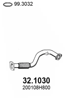 Auspuffrohr Nissan X-TRAIL I