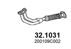 Auspuffrohr Nissan SERENA · Nissan VANETTE CARGO Van · Nissan VANETTE CARGO Bus