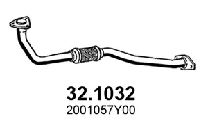 Auspuffrohr Nissan 100NX · Nissan SUNNY III Hatchback · Nissan SUNNY III Liftback