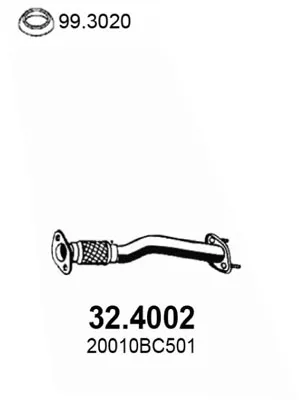 Auspuffrohr Nissan MICRA III · Nissan HINWEIS