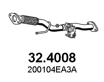 Auspuffrohr ASSO 32,48
