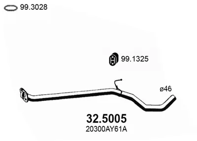 Auspuffrohr Nissan MICRA III
