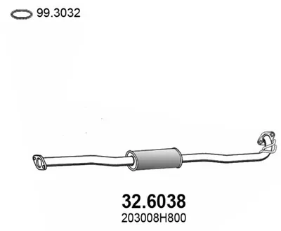 Zentrifugendämpfer Nissan X-TRAIL I