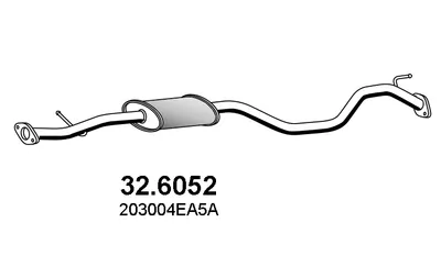 Zentrum Schalldämpfer Nissan QASHQAI II · Renault KADJAR