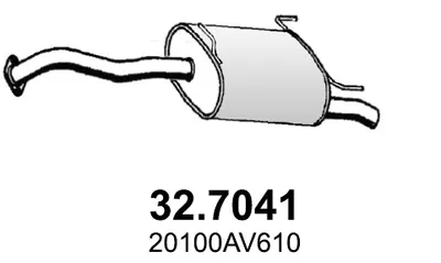 Endschalldämpfer Nissan PRIMERA · Nissan PRIMERA Kombi