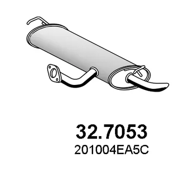 Schalldämpfer Nissan QASHQAI II · Renault KADJAR