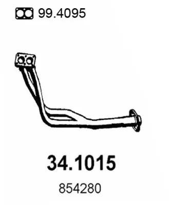 Abgasleitung Opel KADETT D · Opel KADETT D Kombi