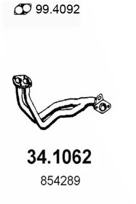 Auspuffrohr Opel ASCONA C · Opel ASCONA C Hatchback · Vauxhall CAVALIER Mk II Saloon