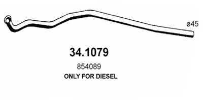 Abgasleitung Opel REKORD E Kombi · Opel REKORD E