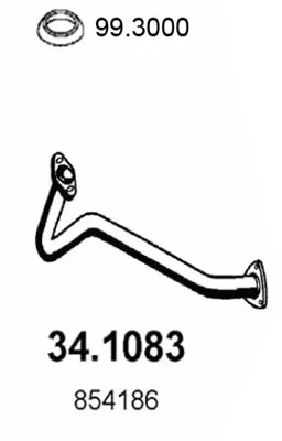 Auspuffrohr Opel CORSA A TR · Opel CORSA A Hatchback · Opel CORSA A Hatchback Van