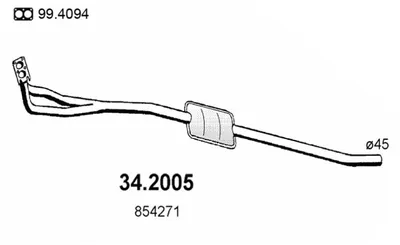Schalldämpfer Opel MANTA B · Opel MANTA B CC · Opel ASCONA B