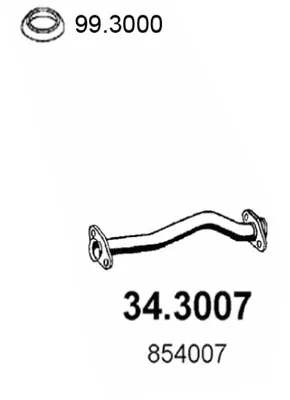 Auspuffrohr Opel ASCONA C · Opel ASCONA C Hatchback