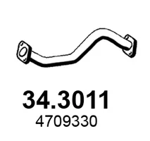 Auspuffrohr Opel AGILA · Suzuki SLLASH · Suzuki SWIFT IV