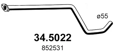 Auspuffrohr Opel ASTRA J · Opel ASTRA J Sporttourer · Opel ASTRA J GTC
