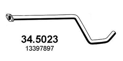 Auspuffrohr Opel ASTRA J · Opel ASTRA J Sporttourer · Opel ASTRA J GTC
